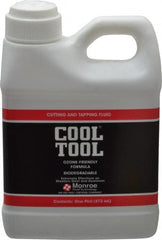 Monroe Fluid Technology - Cool Tool, 1 Pt Can Cutting & Tapping Fluid - Straight Oil, For Blanking, Boring, Broaching, Drilling, Hobbing, Milling, Reaming, Tapping, Turning - Americas Tooling