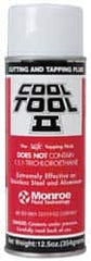 Monroe Fluid Technology - Cool Tool II, 1 Lb Aerosol Cutting & Tapping Fluid - Straight Oil, For Blanking, Boring, Broaching, Drilling, Hobbing, Milling, Reaming, Tapping, Turning - Americas Tooling