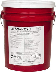 Monroe Fluid Technology - Astro-Mist A, 5 Gal Pail Grinding Fluid - Synthetic, For Light Machining - Americas Tooling