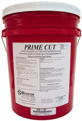 Monroe Fluid Technology - Prime Cut, 5 Gal Pail Cutting & Grinding Fluid - Water Soluble, For CNC Milling, Drilling, Tapping, Turning - Americas Tooling