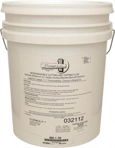 Monroe Fluid Technology - 5 Gal Pail Cutting & Tapping Fluid - Straight Oil - Americas Tooling