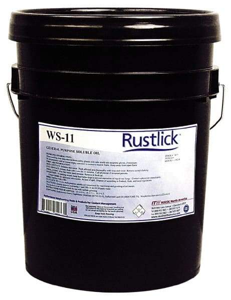 Rustlick - Rustlick WS-11, 5 Gal Pail Grinding Fluid - Water Soluble, For Machining - Americas Tooling