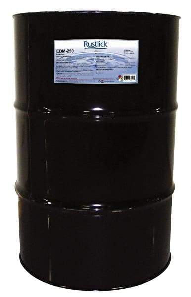 Rustlick - Rustlick EDM-250, 55 Gal Drum EDM/Dielectric Fluid - Straight Oil, For Electric Discharge Machining - Americas Tooling