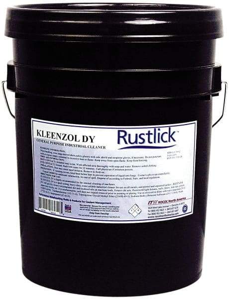 Rustlick - 5 Gal Pail Cleaner - Ferrous Metals, Nonferrous Metals, Sump and General Shop Cleaner - Americas Tooling