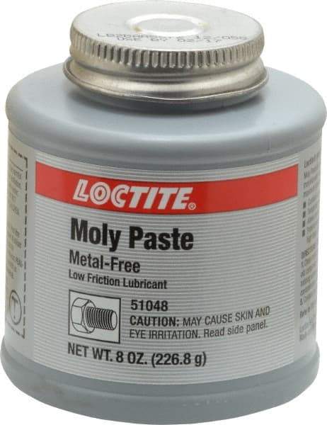 Loctite - 8 oz Can General Purpose Anti-Seize Lubricant - Molybdenum Disulfide, -20 to 750°F, Black, Water Resistant - Americas Tooling