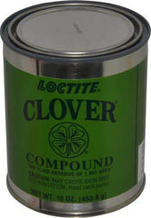 Loctite - 1 Lb Grease Compound - Compound Grade Coarse, Grade E, 120 Grit, Black & Gray, Use on General Purpose - Americas Tooling