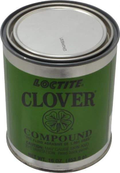 Loctite - 1 Lb Grease Compound - Compound Grade Medium, Grade D, 180 Grit, Black & Gray, Use on General Purpose - Americas Tooling