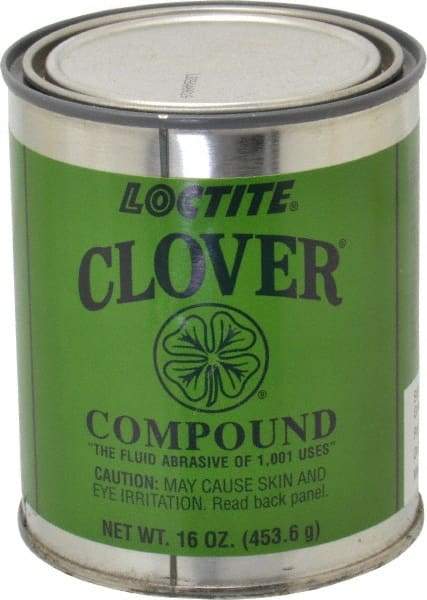 Loctite - 1 Lb Grease Compound - Compound Grade Very Fine, Grade C, 220 Grit, Black & Gray, Use on General Purpose - Americas Tooling