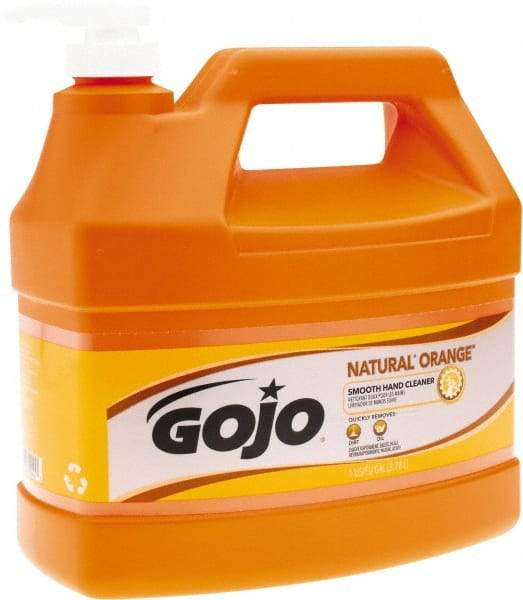 GOJO - 1 Gal Pump Bottle Liquid Hand Cleaner - General Duty, Orange Scent - Americas Tooling