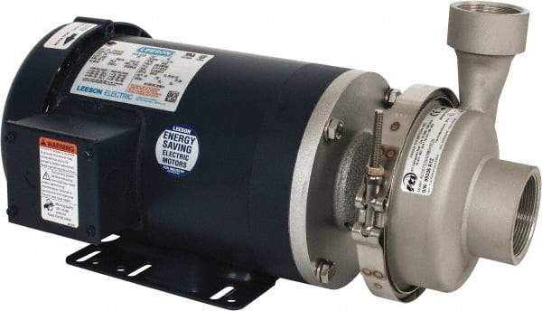 Finish Thompson - 92 Head Pressure, 152 GPM, 3 HP, 39 Working Pressure, Corrosion Resistant Pump - 2" Inlet Size, 1-1/2" Outlet Size, 230/460 Input Voltage - Americas Tooling