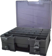 Flambeau - 15-1/2" Wide x 5" High x 11-3/4" Deep, Small Parts Storage Box - Copolymer Frame, 18 to 48 Compartments - Americas Tooling