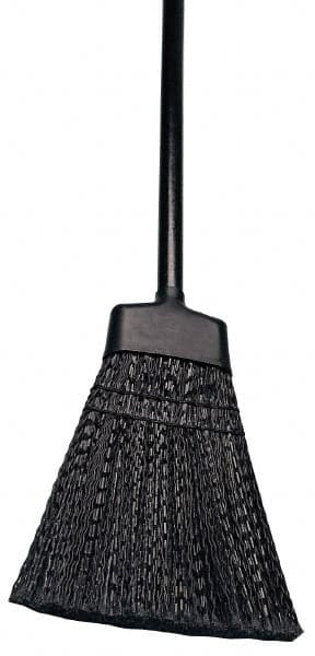 Ability One - 56" OAL Polypropylene Bristle Corn Broom - Plastic-Coated Metal Handle - Americas Tooling