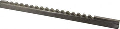 Value Collection - 5/16" Keyway Width, Style D, Keyway Broach - High Speed Steel, Bright Finish, 9/16" Broach Body Width, 1" to 6" LOC, 13-7/8" OAL - Americas Tooling