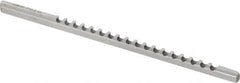 Dumont Minute Man - 3/32" Keyway Width, Style A, Keyway Broach - High Speed Steel, Bright Finish, 1/8" Broach Body Width, 13/64" to 1-1/8" LOC, 5" OAL, 780 Lbs Pressure for Max LOC - Americas Tooling