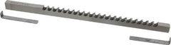 Dumont Minute Man - 3/8" Keyway Width, Style C, Keyway Broach - High Speed Steel, Bright Finish, 3/8" Broach Body Width, 25/64" to 2-1/2" LOC, 11-3/4" OAL, 4,340 Lbs Pressure for Max LOC - Americas Tooling