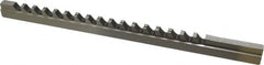 Dumont Minute Man - 3/8" Keyway Width, Style D, Keyway Broach - High Speed Steel, Bright Finish, 9/16" Broach Body Width, 1" to 6" LOC, 13-7/8" OAL, 7,000 Lbs Pressure for Max LOC - Americas Tooling