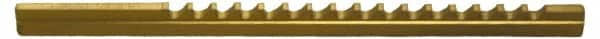 Dumont Minute Man - 3/32" Keyway Width, Style B, Keyway Broach - TiN Finish, 3/16" Broach Body Width, 6-3/4" OAL - Americas Tooling