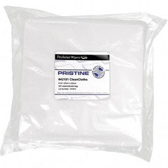 PRO-SOURCE - Flat Fold Clean Room/Lab/Critical Task Wipes - Bag, 9" x 9" Sheet Size, White - Americas Tooling