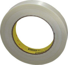 3M - 3/4" x 60 Yd Clear Rubber Adhesive Packaging Tape - Polypropylene Film Backing, 6 mil Thick, 170 Lb Tensile Strength, Series 897 - Americas Tooling