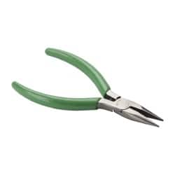 Xcelite - 5" Jaw Length x 17/32" Jaw Width, Long Chain Nose Comfort Grip Pliers - Serrated Jaw, Bi-Material Cushion Handle - Americas Tooling