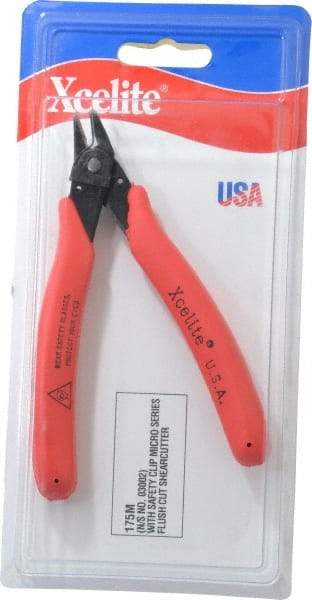 Xcelite - 127mm OAL, 20 AWG Capacity, Diagonal Cutter - 11/32" Jaw Length x 13mm Jaw Width, Standard Head - Americas Tooling