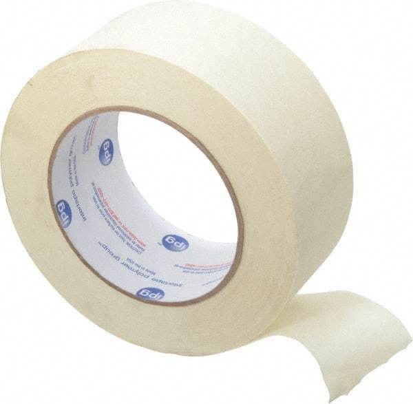 Intertape - 2" Wide x 60 Yd Long White Paper Masking Tape - Series PG500, 5 mil Thick, 21 In/Lb Tensile Strength - Americas Tooling