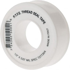 Value Collection - 1/2" Wide x 520" Long General Purpose Pipe Repair Tape - -450 to 550°F, White - Americas Tooling