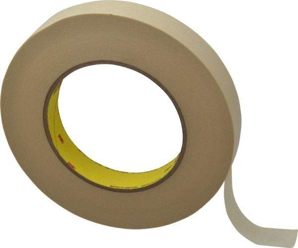 3M - 3/4" Wide x 60 Yd Long Tan Paper Masking Tape - Series 232, 6.3 mil Thick, 27 In/Lb Tensile Strength - Americas Tooling