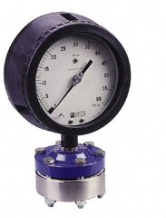 Value Collection - 30 Max psi, 4-1/2 Inch Dial Diameter, Polypropylene Pressure Gauge Guard and Isolator - 0.5% Accuracy - Americas Tooling