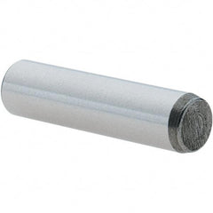 Value Collection - 1/4" Diam x 1" Pin Length Grade 8 Alloy Steel Pull Out Dowel Pin - 1 Rounded & 1 Threaded End - Americas Tooling