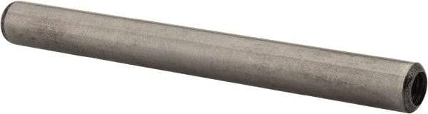 Value Collection - 1/4" Diam x 2-1/2" Pin Length Grade 8 Alloy Steel Pull Out Dowel Pin - 1 Rounded & 1 Threaded End - Americas Tooling