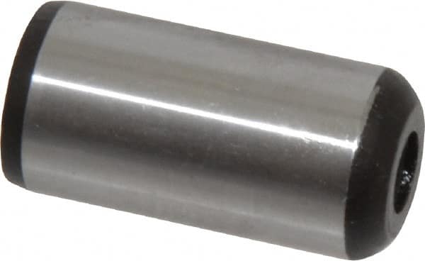 Value Collection - 5/8" Diam x 1-1/4" Pin Length Grade 8 Alloy Steel Pull Out Dowel Pin - 1 Rounded & 1 Threaded End - Americas Tooling