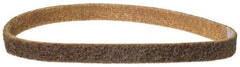 3M - 4" Wide x 168" OAL, Aluminum Oxide Abrasive Belt - Aluminum Oxide, Medium, Nonwoven, Series SC-BS - Americas Tooling