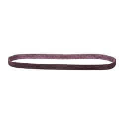 3M - 1/2" Wide x 24" OAL, Aluminum Oxide Abrasive Belt - Aluminum Oxide, Medium, Nonwoven, Series SC-BS - Americas Tooling