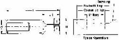 Cutting Tool Technologies - 1" Cut Diam, 0.37" Max Depth of Cut, 1" Shank Diam, 3.62" OAL, Indexable Square Shoulder Centercutting End Mill - SPEB 422(outer), SPEH 322(center) Inserts, Flatted Shank, 90° Lead Angle - Americas Tooling