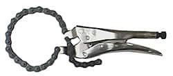 Grip-On - 10" OAL C-Clamp Locking Pliers - Exact Industrial Supply