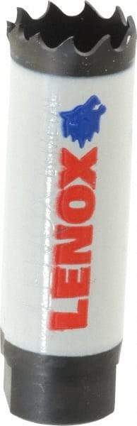 Lenox - 3/4" Diam, 1-1/2" Cutting Depth, Hole Saw - Bi-Metal Saw, Toothed Edge - Americas Tooling