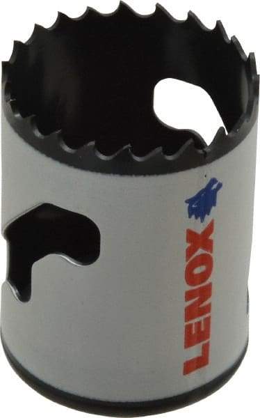 Lenox - 1-9/16" Diam, 1-1/2" Cutting Depth, Hole Saw - Bi-Metal Saw, Toothed Edge - Americas Tooling