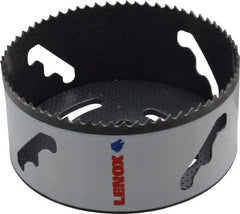 Lenox - 4-1/2" Diam, 1-1/2" Cutting Depth, Hole Saw - Bi-Metal Saw, Toothed Edge - Americas Tooling