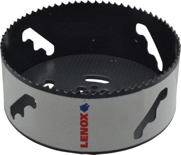 Lenox - 5" Diam, 1-1/2" Cutting Depth, Hole Saw - Bi-Metal Saw, Toothed Edge - Americas Tooling