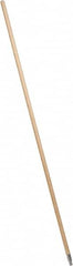 PRO-SOURCE - 60 x 15/16" Wood Handle for Push Brooms - Threaded Connection, Tan - Americas Tooling