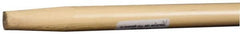 PRO-SOURCE - 48 x 7/8" Wood Handle for Push Brooms - Tapered Connection, Tan - Americas Tooling