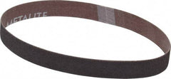 Norton - 3/4" Wide x 18" OAL, 60 Grit, Aluminum Oxide Abrasive Belt - Aluminum Oxide, Medium, Coated, Series R283 - Americas Tooling