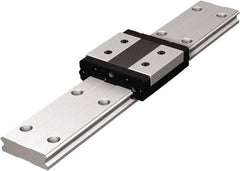 THK - 1,560mm OAL x 69mm Overall Width x 19mm Overall Height 4 Way SHW Rail - 80mm Between Holes, 7 x 11 x 9mm Hole Size - Americas Tooling