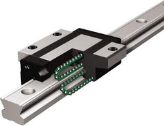 THK - 600mm OAL x 34mm Overall Width x 28mm Overall Height Horizontal Mount SSR Rail - 80mm Between Holes, 9 x 14 x 12mm Hole Size - Americas Tooling