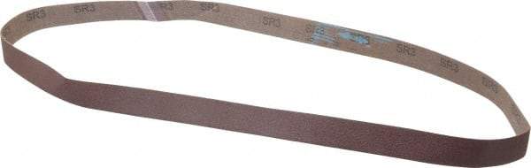 3M - 1" Wide x 48" OAL, 80 Grit, Aluminum Oxide Abrasive Belt - Aluminum Oxide, Medium, Coated, X Weighted Cloth Backing, Series 341D - Americas Tooling