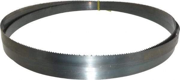 Starrett - 6 TPI, 12' Long x 1" Wide x 0.035" Thick, Welded Band Saw Blade - Carbon Steel, Toothed Edge, Raker Tooth Set, Flexible Back, Contour Cutting - Americas Tooling