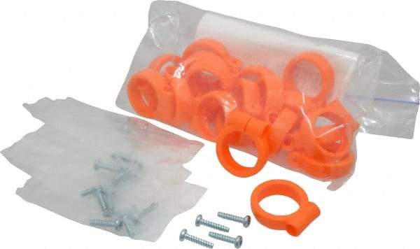 Loc-Line - Unthreaded, 1/2" Hose Inside Diam, Coolant Hose Element Clamp - For Use with 1/2" Loc-Line Modular Hose System, 20 Pieces - Americas Tooling