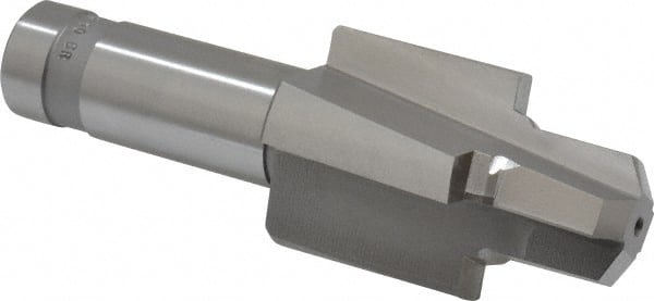 Made in USA - 7/8-14" Port, 1.364" Spotface Diam, 5/8" Tube Outside Diam, Reamer Pilot, Straight Shank, High Speed Steel Porting Tool - Americas Tooling