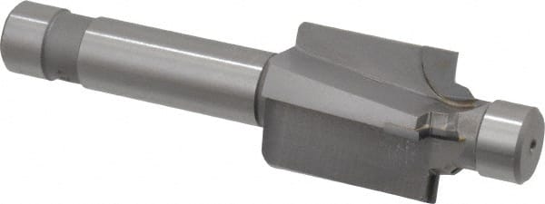 Made in USA - 9/16-18" Port, 0.989" Spotface Diam, 3/8" Tube Outside Diam, Plain Pilot, Straight Shank, Carbide Tipped Porting Tool - Americas Tooling